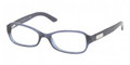 RALPH LAUREN RL 6082 Eyeglasses 5276 Blue Sea Transp 50-16-135