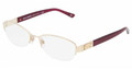Dolce Gabbana DG1207 Eyeglasses 1023 PALE GOLD (5117)