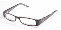 D&G DD1128B Eyeglasses 675 Blk TOP ON CLEAR (4916)