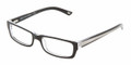 D&G DD1167 Eyeglasses 675 Blk TOP ON CLEAR (5116)