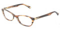 D&G DD 1218 Eyeglasses 1572 Striped Havana 49-17-135