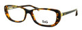 D&G DD 1226 Eyeglasses 1979 Gray On Havana 50-16-135