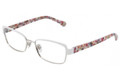 D&G DD 5102 Eyeglasses 1104 Wht Slv 49-16-135