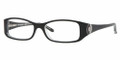 Vogue VO2624B Eyeglasses 1688 Blk Transp GLITT (5015)