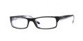 Ray Ban RX5114 Eyeglasses 2034 TOP BLACK ON TRANSPARENT (5416)