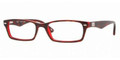 Ray Ban RX5206 Eyeglasses 2444 HAVANA RED (5218)