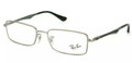 Ray Ban RB 6211 Eyeglasses 2509 Silver Black 51-17-140
