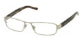 Burberry BE1213 Eyeglasses 1005 Shiny Silver/Havana 52mm