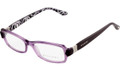 BVLGARI BV 4051B Eyeglasses 5112 Top Violet On Transp 51-16-135