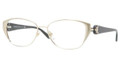 VERSACE VE 1196 Eyeglasses 1252 Brushed Pale Gold 51-15-135