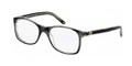 Versace VE3155 Eyeglasses 933 CRYSTAL STRIPES Blk (5217)