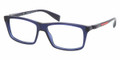 Prada PS02BV Eyeglasses 0AX1O1 BLUE (5415)