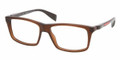 Prada PS02BV Eyeglasses 7JQ1O1 BEAVER (5415)