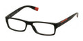 Prada PS03CV Eyeglasses 1AB1O1 Blk (5217)