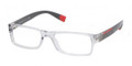 Prada PS03CV Eyeglasses AAA1O1 SMOKE CRYSTAL (5217)