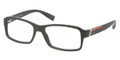 PRADA SPORT PS 05CV Eyeglasses 1BO1O1 Matte Blk 56-17-140