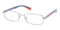 PRADA SPORT PS 51CV Eyeglasses 5AV1O1 Gunmtl 53-17-135