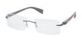 Prada PS52BV Eyeglasses 5AV1O1 Gunmtl (5417)