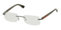 Prada PS54CV Eyeglasses AAG1O1 ASPHALT DEMI SHINY (5117)