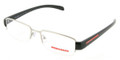 PRADA SPORT PS 55AV Eyeglasses 1AP1O1 Slv 51-17-140