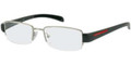 Prada PS55AV Eyeglasses 1BC1O1 Slv (5317)