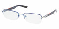 Prada PS55BV Eyeglasses ACC1O1 BLUE DEMI MATTE (5418)