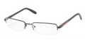Prada PS57BV Eyeglasses 1BO1O1 DEMI SHINY Blk (5118)