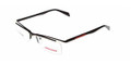 PRADA SPORT PS 58BV Eyeglasses 1BO1O1 Blk 54-18-135