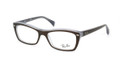 Ray Ban RX5255 Eyeglasses 5076 TOP Br ON OPAL AZUR (5116)