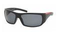 PRADA SPORT PS 01LS Sunglasses 1BO5Z1 Blk Sand 65-15-125