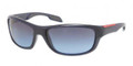 PRADA SPORT PS 04NS Sunglasses MAB5I1 Baltic Blue 65-17-130