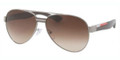 Prada Sport PS55MS Sunglasses 5AV6S1 Gunmtl