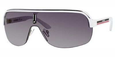 Carrera TOPCAR 1/S Sunglasses 0KC0VK Wht CRYSTAL Blk (9904) - Elite Eyewear  Studio