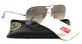 RAY BAN Sunglasses RB 3025 072/32 Gunmetal-Violet-Lilac 55MM