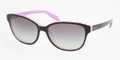 RALPH RA 5128 Sunglasses 960/11 Blk Purple Stripes 55-15-140