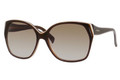 Carrera GISELE/S Sunglasses 07SVS8 Br Wht (5918)