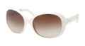 PRADA PR 12OS Sunglasses 7S36S1 Ivory 61-18-130