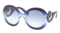 PRADA PR 27NS Sunglasses EAB8Z1 Azure Blue 55-22-135