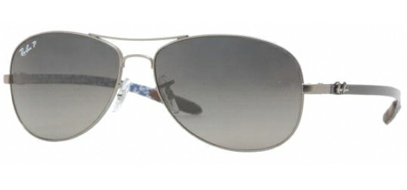 Ray Ban RB 8301 Sunglasses 029/98 Matte Gunmtl 56-14-140 - Elite