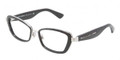 Dolce & Gabbana DG 1225 Eyeglasses 05 Silver Black 51mm