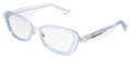 Dolce & Gabbana DG 1225 Eyeglasses 1119 Silver Light Blue 51mm