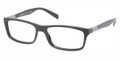 PRADA PR 02OV Eyeglasses 1AB1O1 Gloss Blk 53-16-140
