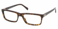 PRADA PR 06NV Eyeglasses 2AU1O1 Havana 53-17-140