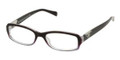 PRADA PR 10NV Eyeglasses ZXM1O1 Bordeaux 53-16-135