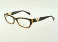 Prada PR10OVA Eyeglasses FAL1O1 TOP LIGHT HAVANA/OPAL YE (5218)