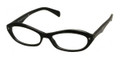 PRADA PR 11OV Eyeglasses 1AB1O1 Blk 52-16-135