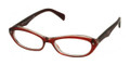 PRADA PR 11OV Eyeglasses CAF1O1 Ruby 52-16-135