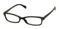 PRADA PR 12OV Eyeglasses 1AB1O1 Black 51-17-135