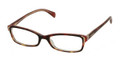 PRADA PR 12OV Eyeglasses FAK1O1 Havana 51-17-135