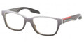 PRADA SPORT PS 06CV Eyeglasses JAQ1O1 Gray 52-17-140